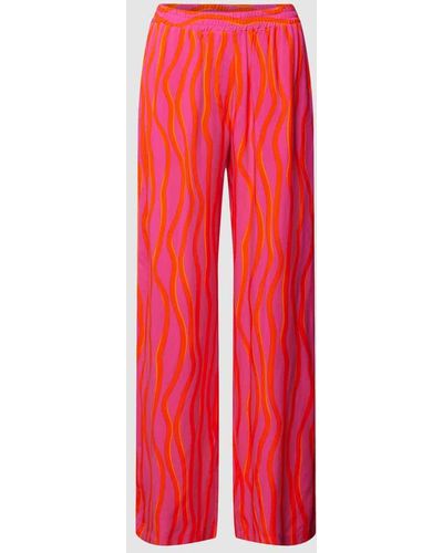 Smith & Soul Hose mit Allover-Print - Rot