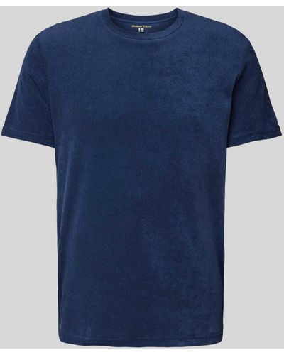 Christian Berg Men T-shirt Van Badstof - Blauw
