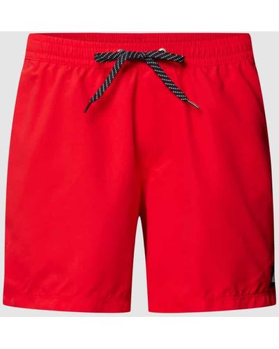 Quiksilver Badehose mit Tunnelzug Modell 'EVERYDAY SOLID VOLLEY' - Rot