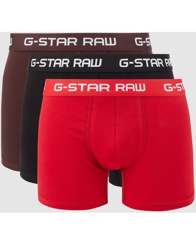 G-Star RAW Trunks im 3er-Pack - Rot