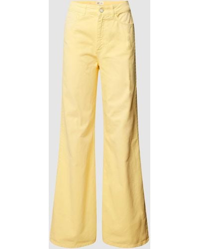 FABIENNE CHAPOT Jeans mit Label-Detail Modell 'Thea' - Gelb