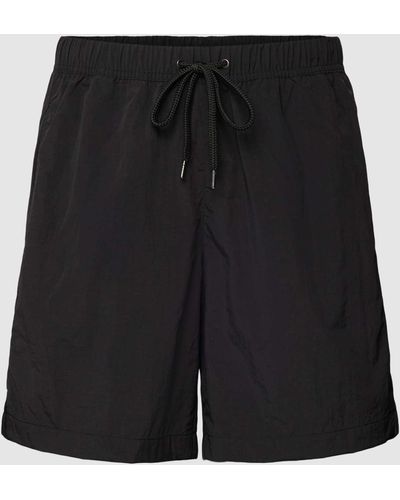 Redefined Rebel Shorts mit elastischem Bund Modell 'JACOB' - Schwarz