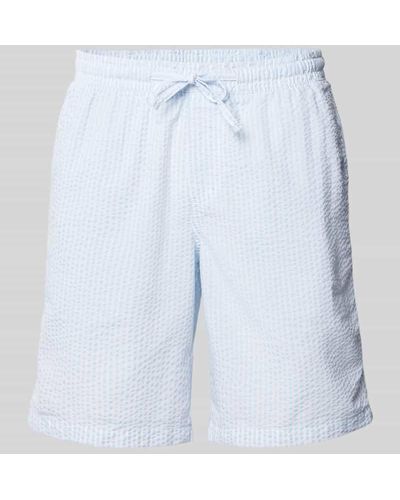 Jack & Jones Sweatshorts mit Tunnelzug Modell 'JAIDEN' - Blau