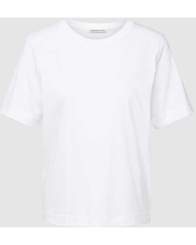 DRYKORN T-Shirt mit Rundhalsausschnitt Modell 'KIRANI' - Weiß