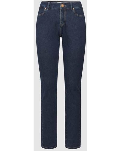 Seductive Jeans mit 5-Pocket-Design Modell 'CLAIRE' - Blau