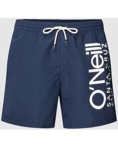 O'neill Sportswear Badehose mit Label-Print Modell 'Original Cali' - Blau