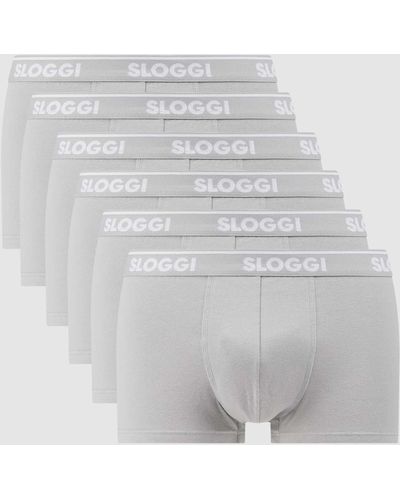 Sloggi Trunks mit Stretch-Anteil im 6er-Pack - Mehrfarbig