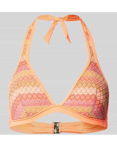 Marie Jo Bikini-Oberteil aus Effektgarn Modell 'ALMOSHI' - Orange