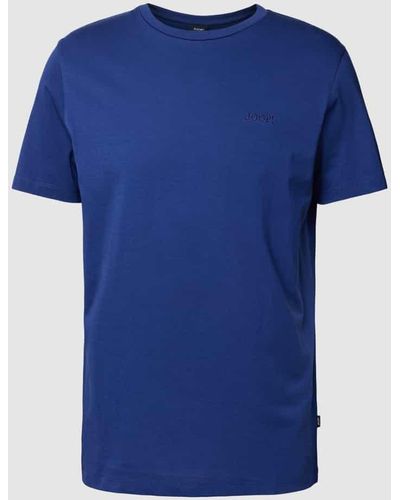 Joop! T-Shirt aus Baumwolle mit Label-Detail Modell 'Cosimo' - Blau