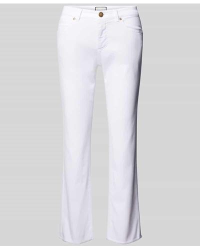 Seductive Bootcut Jeans im 5-Pocket-Design Modell 'CLAIRE' - Weiß