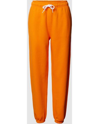Polo Ralph Lauren Sweatpants mit elastischen Beinabschlüssen - Orange