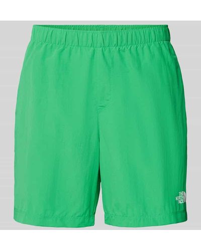 The North Face Shorts mit Label-Print Modell 'WATER' - Grün