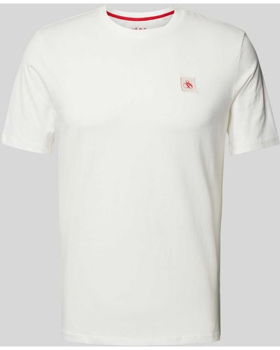Scotch & Soda T-Shirt mit Rundhalsausschnitt - Weiß
