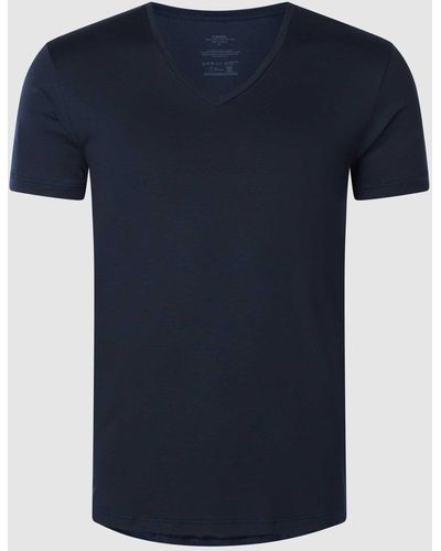 CALIDA T-shirt Van Een Mix Van Lyocell En Elastaan - Blauw