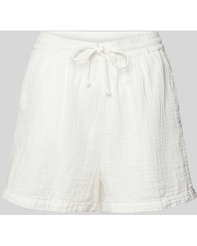 ONLY Shorts aus reiner Baumwolle Modell 'THYRA' - Weiß