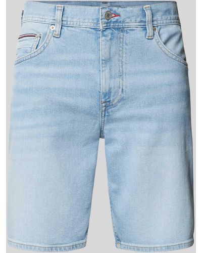 Tommy Hilfiger Jeansshorts mit 5-Pocket-Design - Blau