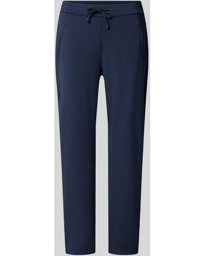 Tom Tailor Tapered Fit Broek Met Strikceintuur - Blauw