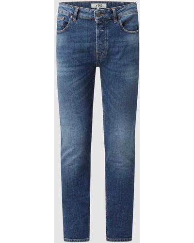 YOUNG POETS SOCIETY Slim Fit Jeans aus Denim Modell 'Morten' - Blau