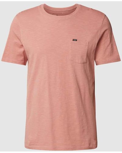 O'neill Sportswear T-Shirt mit Label-Detail Modell 'Jack' - Pink