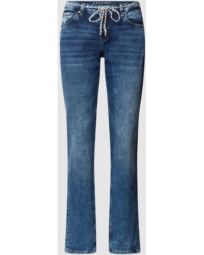 ROSNER Relaxed Fit Jeans im 5-Pocket-Design Modell 'MASHA' - Blau