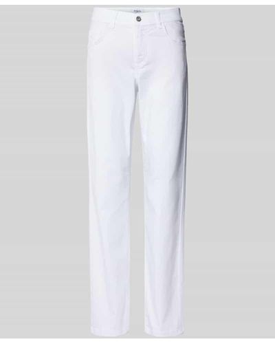 ANGELS Regular Fit Jeans im 5-Pocket-Design Modell 'Dolly' - Weiß