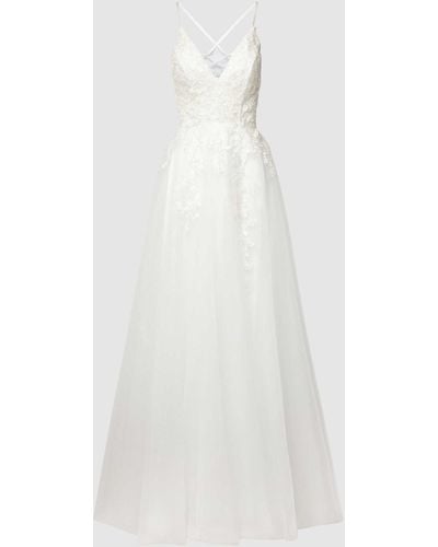 Luxuar Brautkleid mit Herz-Ausschnitt - Weiß