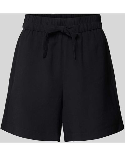 Vero Moda Loose Fit Shorts mit Tunnelzug Modell 'CARMEN' - Schwarz