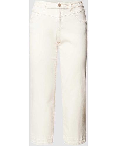 Milano Italy Hose im 5-Pocket-Design - Weiß