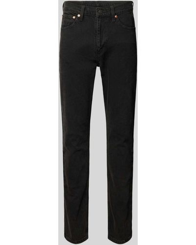 Levi's Slim Fit Jeans im 5-Pocket-Design Modell '515' - Schwarz