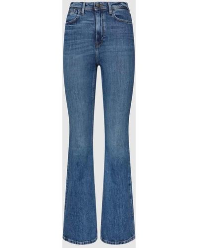 Edc By Esprit Flared Jeans mit 5-Pocket-Design - Blau