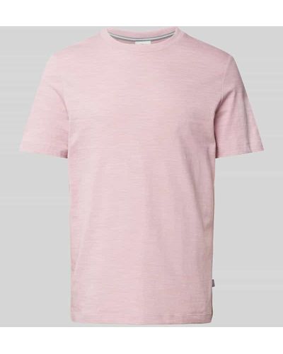 S.oliver T-Shirt in Melange-Optik - Pink