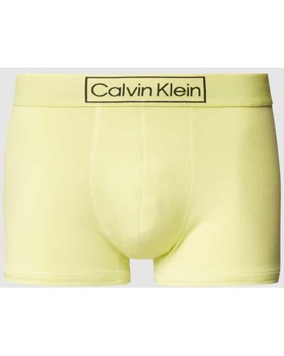 Calvin Klein Tunks mit Logo-Bund - Gelb