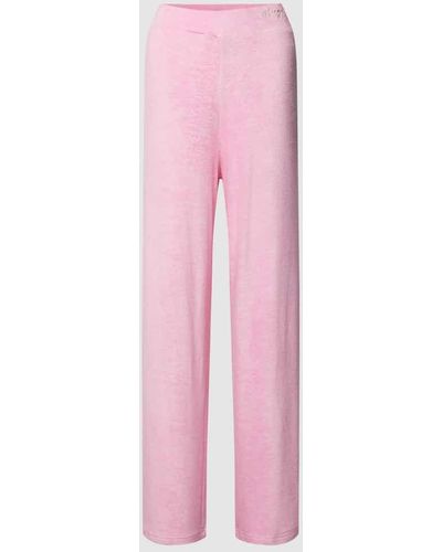 HUGO Sweatpants aus Frottee Modell 'LOLA' - Pink