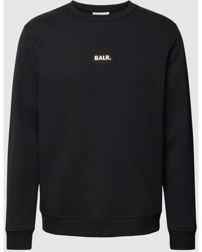 BALR Regular Fit Sweatshirt mit Label-Detail - Schwarz