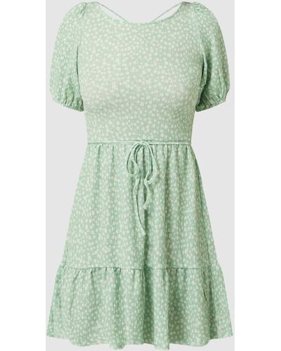 EDITED Kleid mit floralem Muster Modell 'Liah' - Grün