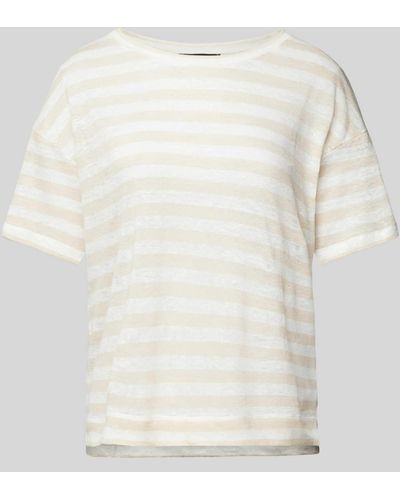 Weekend by Maxmara T-Shirt mit überschnittenen Schultern Modell 'FALLA' - Natur