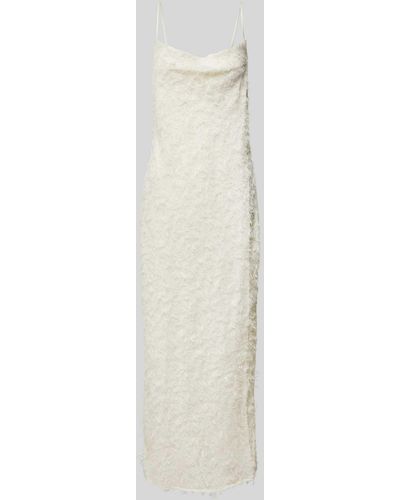 EDITED Maxikleid mit Spaghettiträgern Modell 'Darleen' - Weiß
