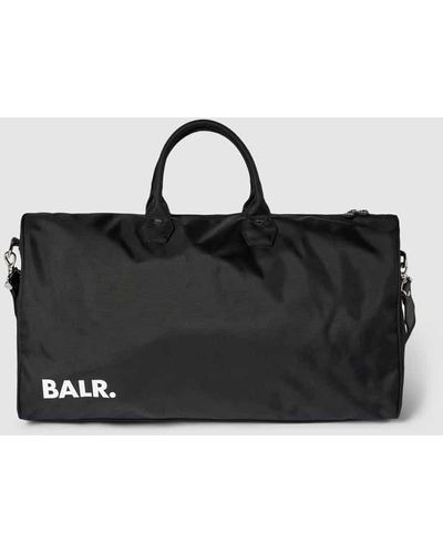 BALR Duffle Bag mit Label-Print Modell 'U-Series' - Schwarz