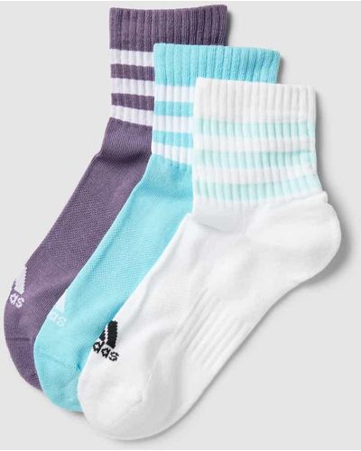 adidas Socken mit Label-Stitching im 3er-Pack - Blau