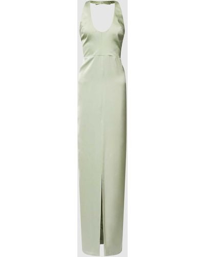 Vera Wang Abendkleid mit Gehschlitz Modell 'SELIA' - Grün