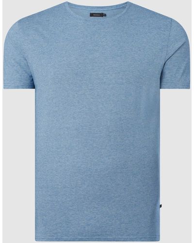 Matíníque T-Shirt aus Baumwolle Modell 'Jermane' - Blau