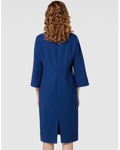 Windsor. Midi-jurk Met V-hals - Blauw