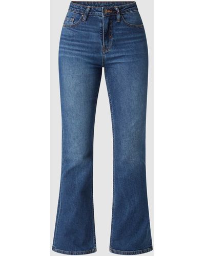 Esprit Bootcut Jeans mit Stretch-Anteil - Blau