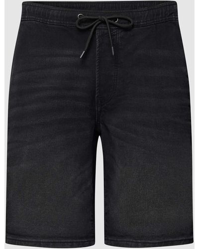 Tom Tailor Korte Jeans Met Steekzakken Opzij - Zwart