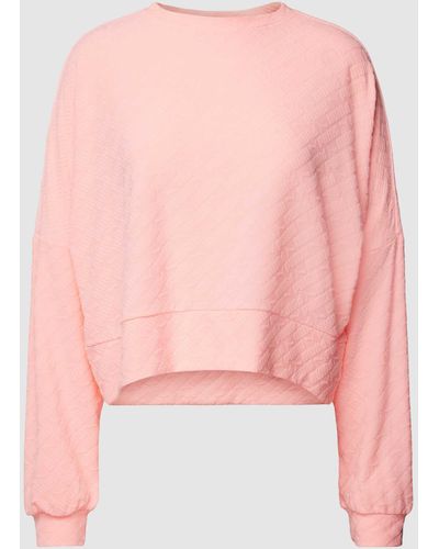 PUMA Pullover Van Fleece Met Verkorte Pasvorm - Roze