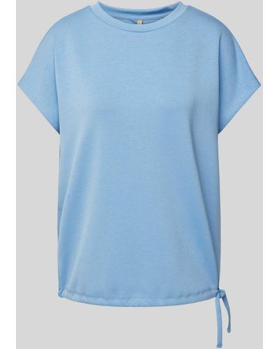 Soya Concept T-shirt Met 1/2-mouwen - Blauw