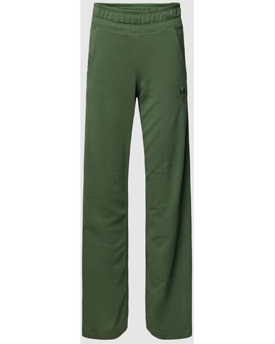DKNY Regular Fit Sweatpants mit Label-Detail - Grün