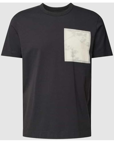 Esprit T-Shirt mit Motiv-Print - Schwarz