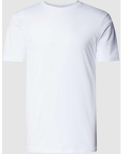 Strellson T-shirt Met Ronde Hals En Korte Mouwen - Wit