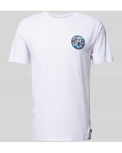 Rip Curl T-Shirt mit Label-Print Modell 'PASSAGE' - Weiß